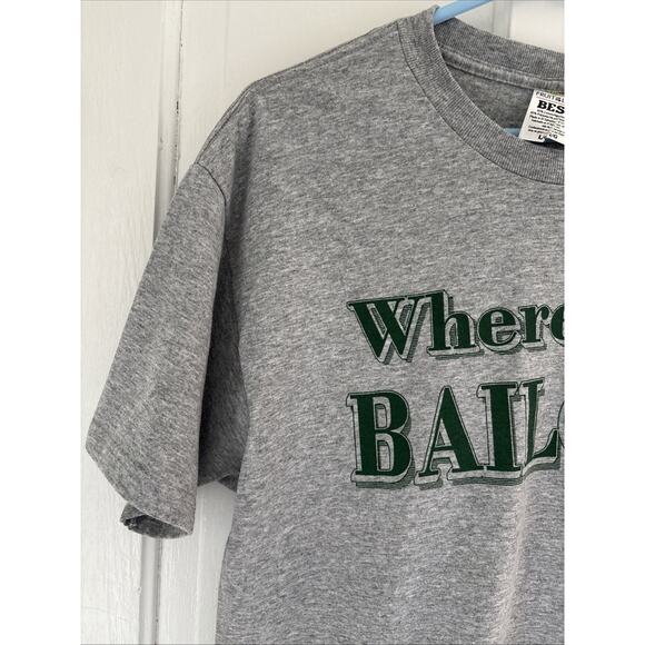 2009 Where's My Bailout T Shirt Large Gray - Picture 3 of 5